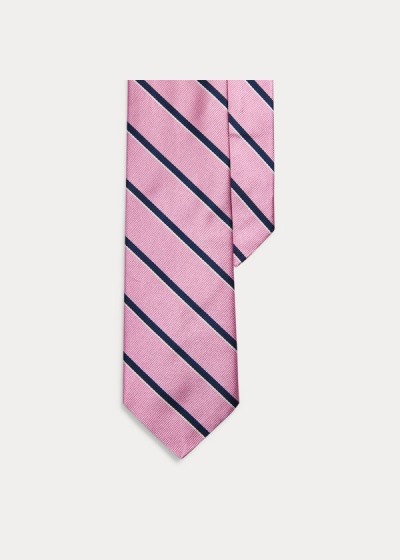 Men's Polo Ralph Lauren Striped Silk Narrow Ties | 679854SIH